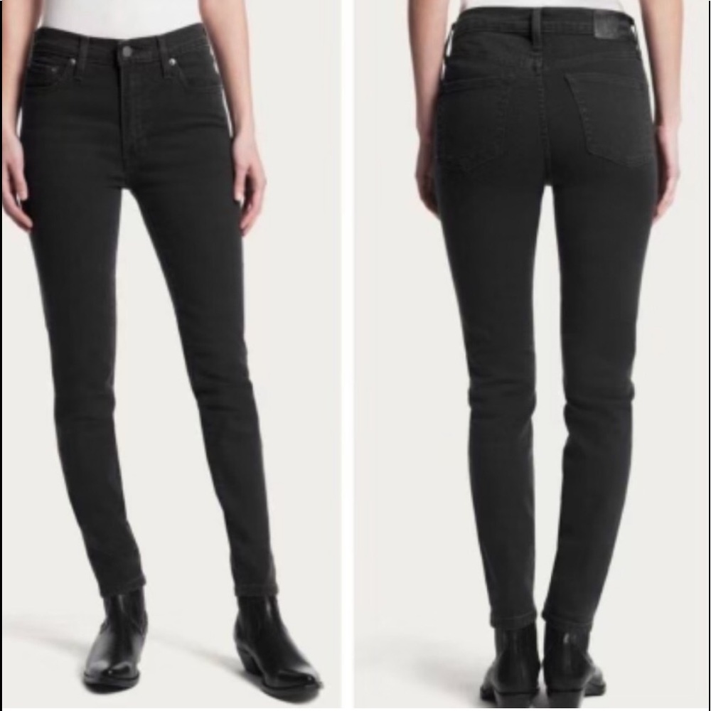 Frye black denim skinny jeans